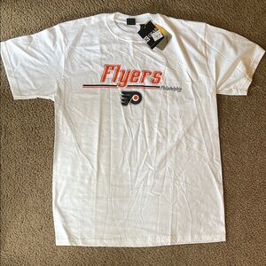 Gear For Sports White Short Sleeve Tee- Philadelphia Flyers
